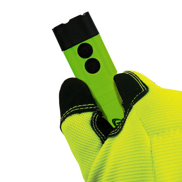 Flashlight w/Green Laser - 2 AA (not included), Green