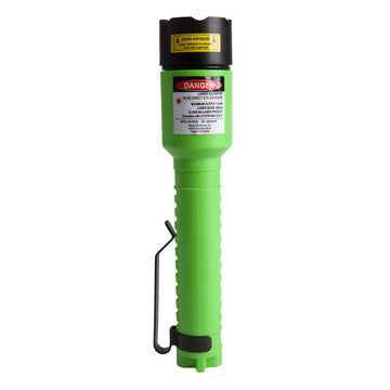 Flashlight w/Green Laser - 2 AA (not included), Green