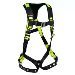 PRO No-Tangle Dorsal D-Ring Harness w/Grommet Leg Straps, Quick-Connect Chest