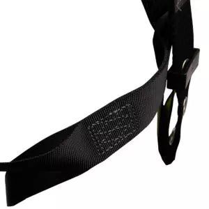 PRO No-Tangle Dorsal D-Ring Harness w/Grommet Leg Straps, Quick-Connect Chest
