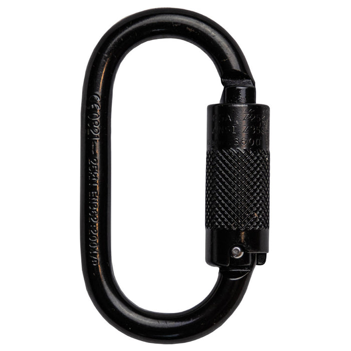 Oval Steel Triple Lock Carabiner