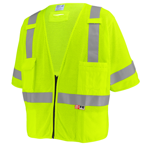 FrogWear® HV ANSI Class 3 Flame-Resistant Surveyors Safety Vest