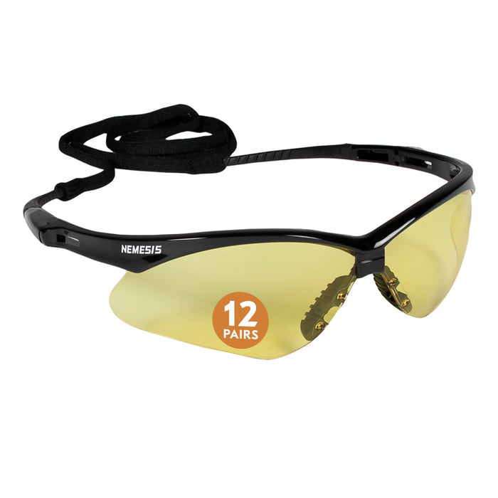 KleenGuard™ Nemesis™ Safety Glasses, Black Frame