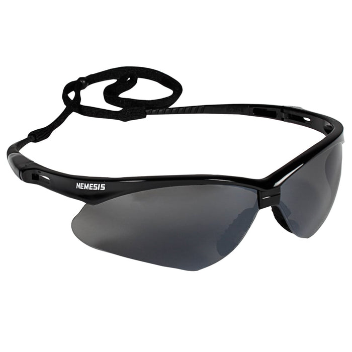 KleenGuard™ Nemesis™ Safety Glasses, Black Frame, Anti-Fog Lens