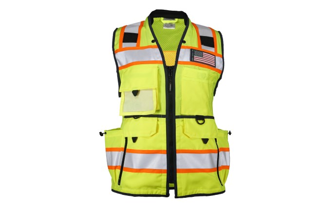 Women's Ultimate Construction Vest, Hi-Vis Lime, ANSI Class 2