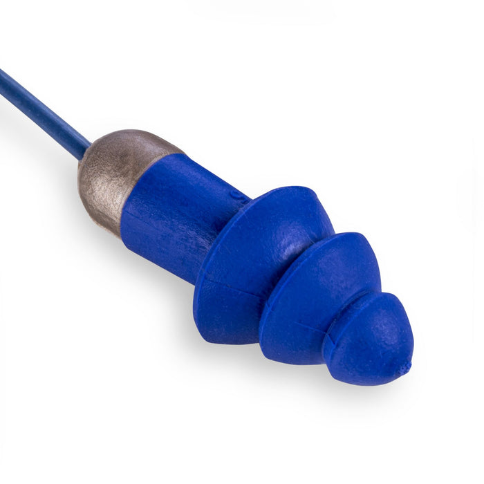Rockets Metal Detectable Earplugs, Corded, NRR 27dB, 50 Pairs/Box