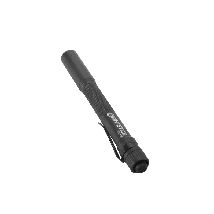 Metal Mini-Tac Flashlight, 2 AAA,  Black