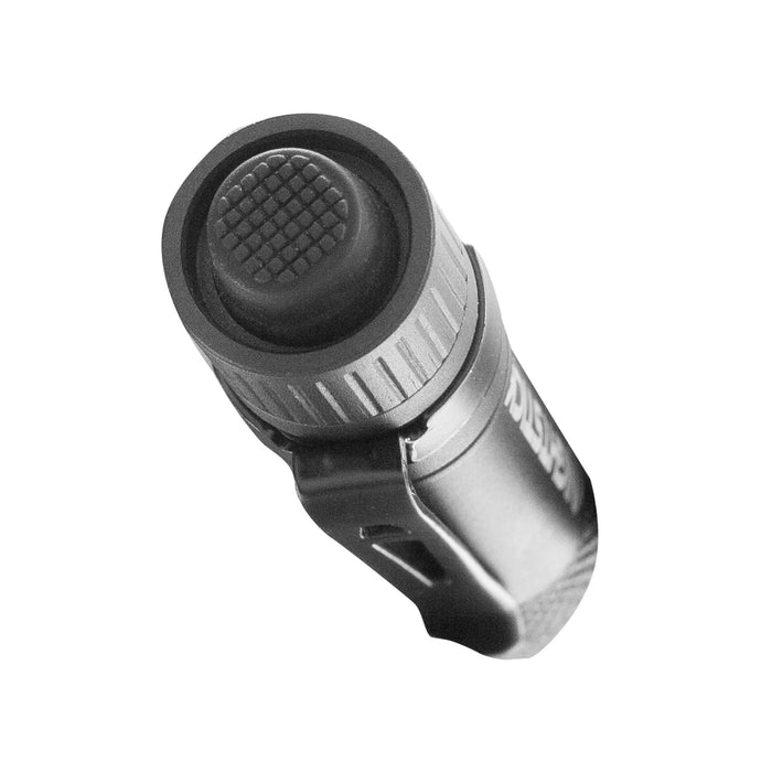 Metal Mini-Tac Flashlight, 2 AAA,  Black