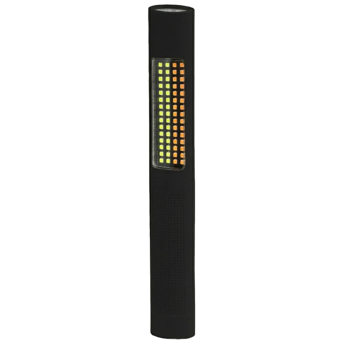 Polymer Safety Light - Alternating Flood & White Spotlight,  4 AA, Black