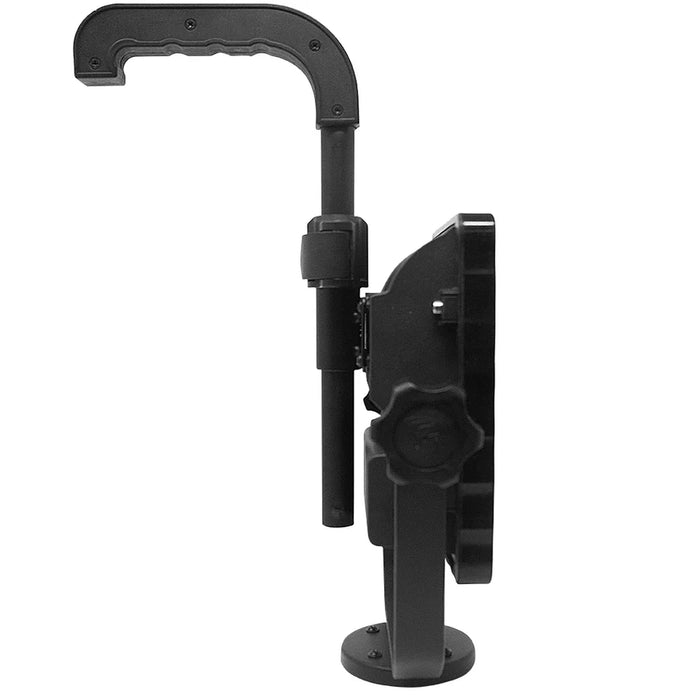 Scene Light w/Magnetic Base & Telescoping Handle, 2,500 Lumens , Li-Ion, Black