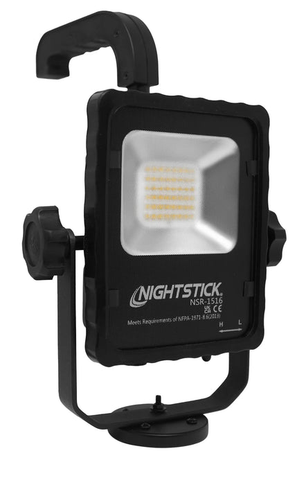 Scene Light w/Magnetic Base Kit w/6’ Tripod & Carry Case, 2, 500 Lumens, Li-Ion, Black