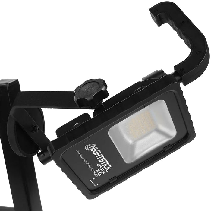 Scene Light w/Magnetic Base Kit w/6’ Tripod & Carry Case, 2, 500 Lumens, Li-Ion, Black