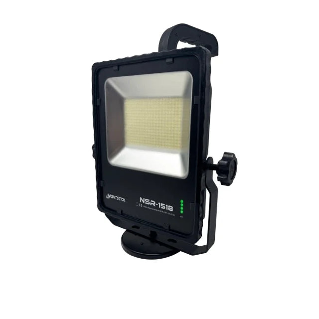 Scene Light w/Magnetic Base & Telescoping Handle, 12,500 Lumens , Li-Ion, Black