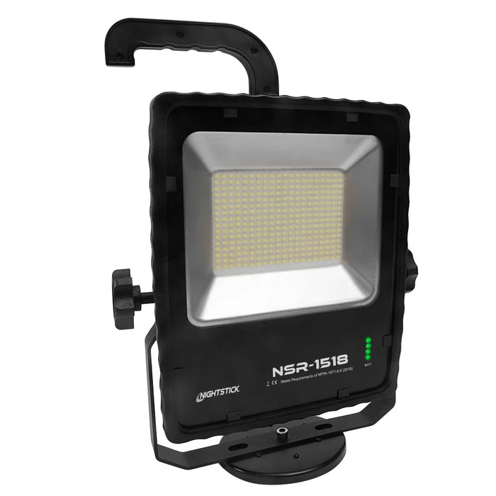 Scene Light w/Magnetic Base & Telescoping Handle, 12,500 Lumens , Li-Ion, Black