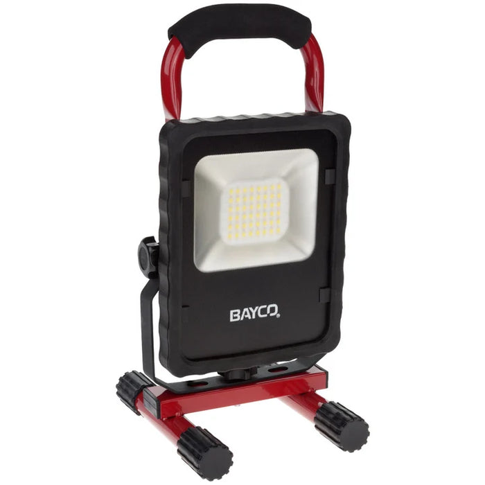 2,200 Lumen LED Area Light w/Floor Stand, 6' 18/3 SVT Cord & Single Sealed Push Button Switch