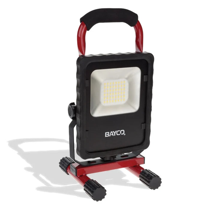 2,200 Lumen LED Area Light w/Floor Stand, 6' 18/3 SVT Cord & Single Sealed Push Button Switch