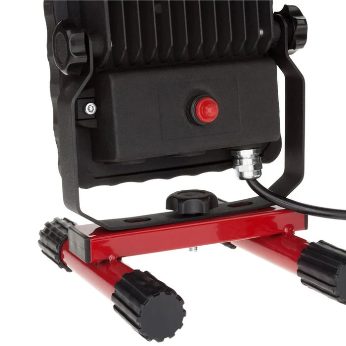 2,200 Lumen LED Area Light w/Floor Stand, 6' 18/3 SVT Cord & Single Sealed Push Button Switch