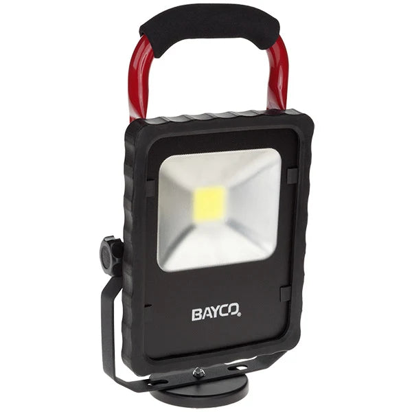 3,000 Lumen LED Magnetic Stand Area Light, 12' 18/3 SVT Cord & Single Sealed Push Button Switch