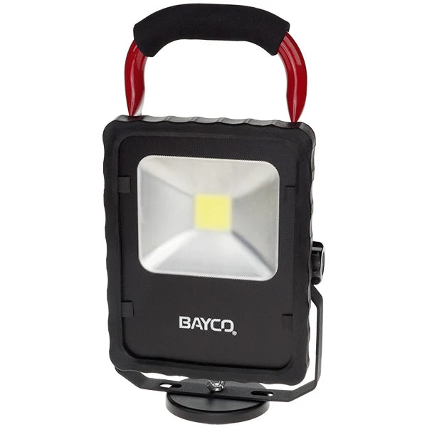 3,000 Lumen LED Magnetic Stand Area Light, 12' 18/3 SVT Cord & Single Sealed Push Button Switch