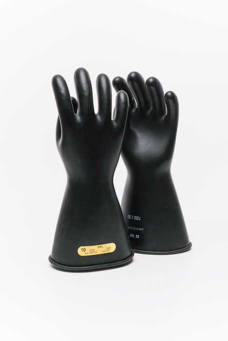 Class 2 Rubber Glove Kit, 14",  (17,000V), Black