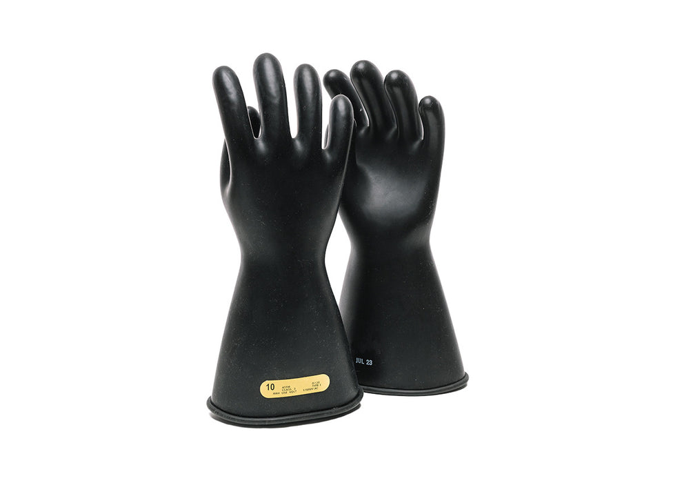 Class 2 Rubber Glove (17,000V), 14", Black