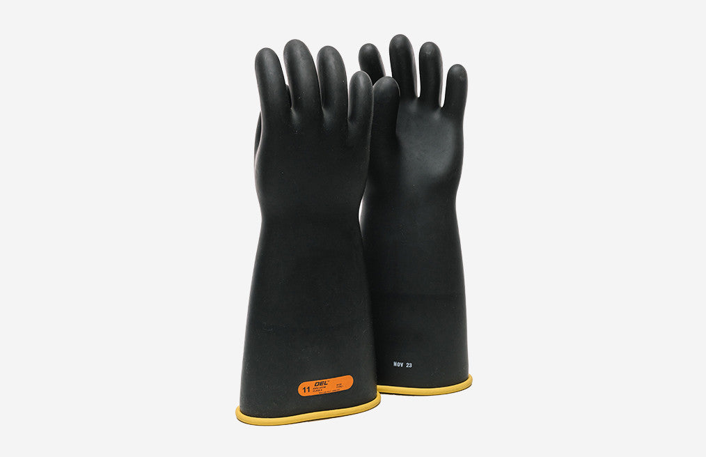 Class 4 Rubber Glove (36,000V), 18", Black
