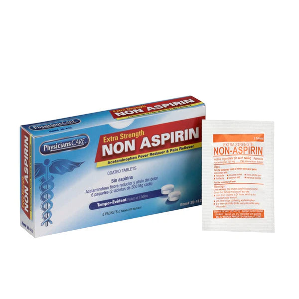 PhysiciansCare Non-Aspirin, 6 x 2/Box