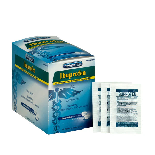 PhysiciansCare Ibuprofen, 25 x 2/Box