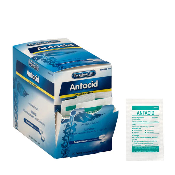 PhysiciansCare Antacid, 25 x 2/Box