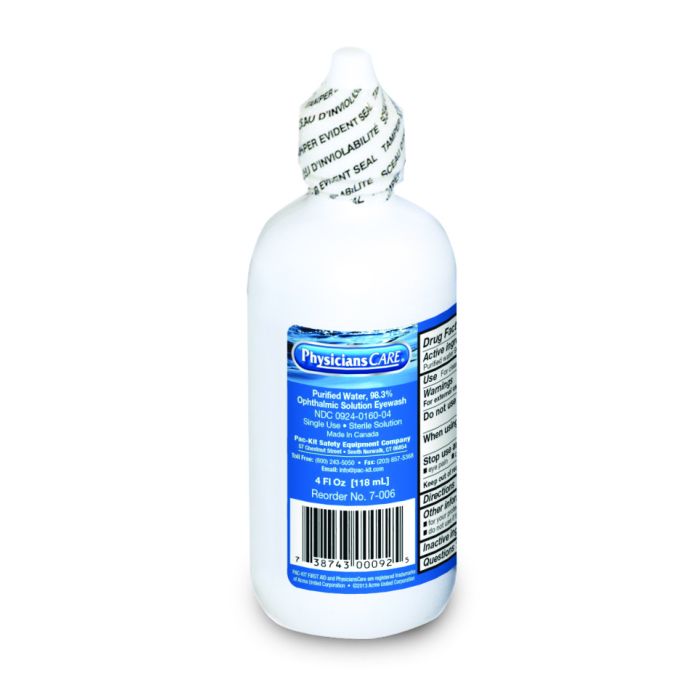 Eye Wash Solution, 4 Ounce Bottle