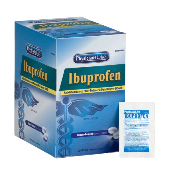 PhysiciansCare Ibuprofen, 200 mg, 125 x 2/Box