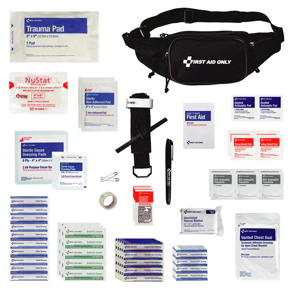 Fanny Pack Outdoor First Aid Kit, 47 Pieces