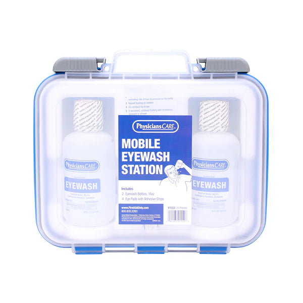 Mobile Eyewash Station, 6 Pieces