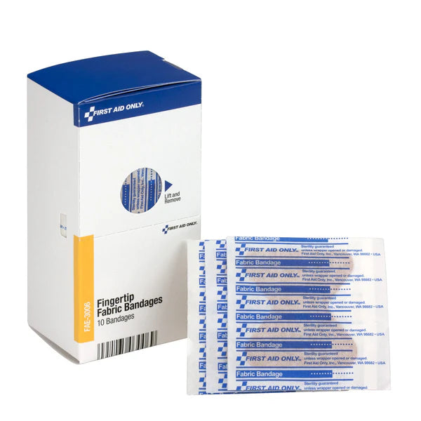 SmartCompliance Refill Fabric Fingertip Bandages, 10/Box