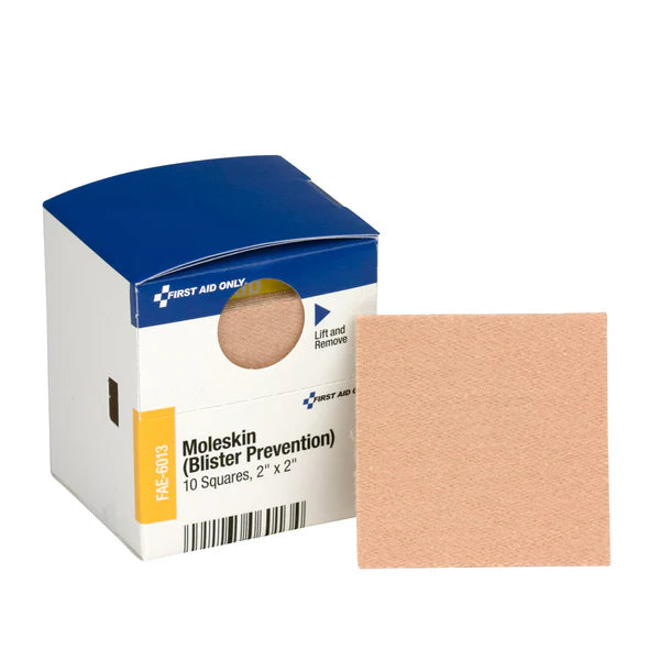 SmartCompliance Refill 2" x 2" Moleskin Blister Prevention, 10 / Box