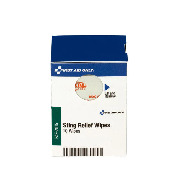 SmartCompliance Refill Sting Relief Wipes, 10 / Box