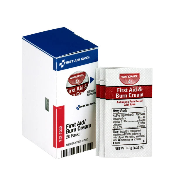 SmartCompliance Refill First Aid Burn Cream, 20 / Box
