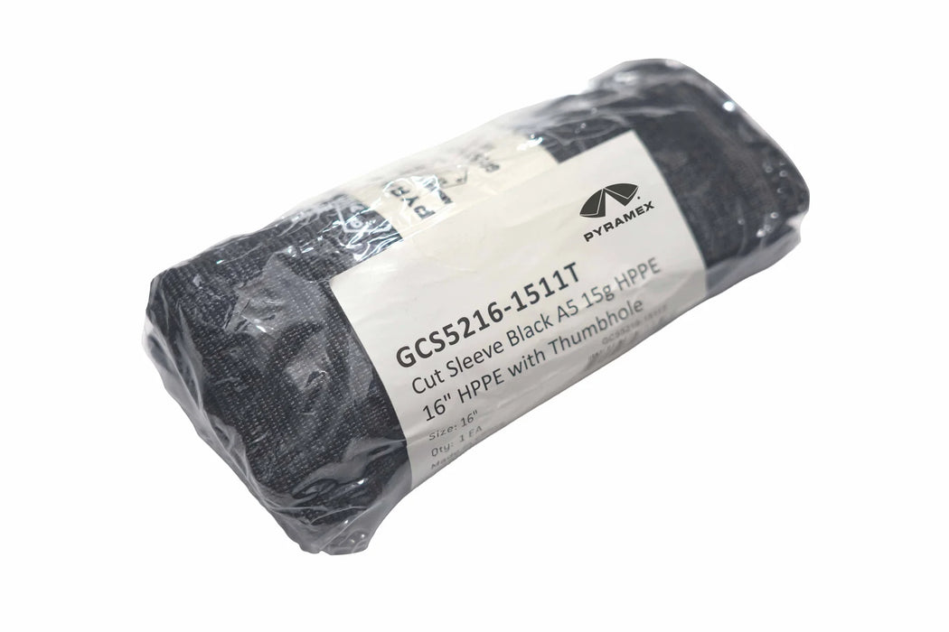 18" Cut Sleeve, 15G HPPE Liner, Knit Wrist, W/Velcro Closure at Top, Vend Packed, ANSI/ISEA 105 Cut Level A5