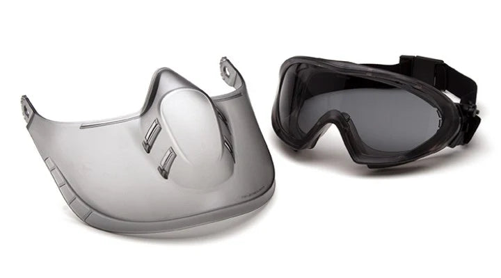 Capstone Shield- Clear H2X Anti-Fog Lens with Face Shield