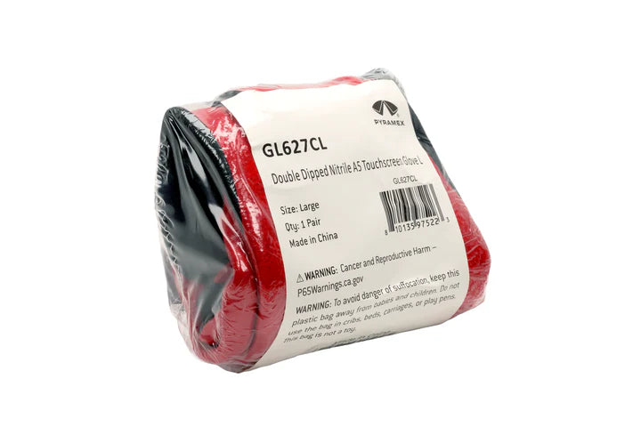 18g HPPE Blended Liner, Double-Dipped Nitrile, Waterproof Cuff, Touchscreen Capability, ANSI/ISEA 105 Cut Level A5