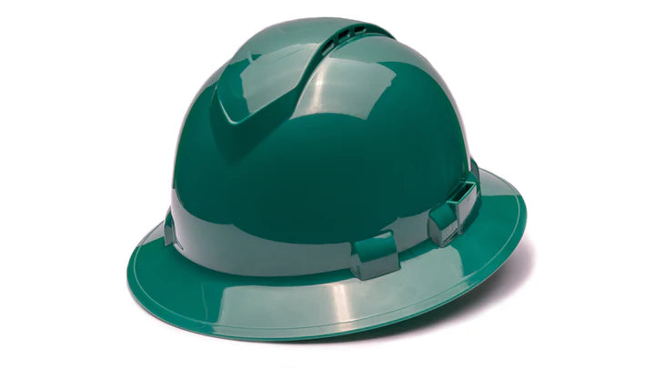 Ridgeline Vented Full Brim Hard Hat - 4-Point Ratchet