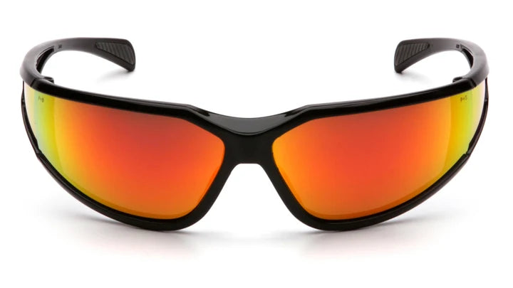 Exeter® - Glossy Black Frame, Mirror Anti-Fog Lens