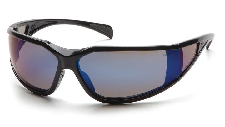Exeter® - Glossy Black Frame, Mirror Anti-Fog Lens