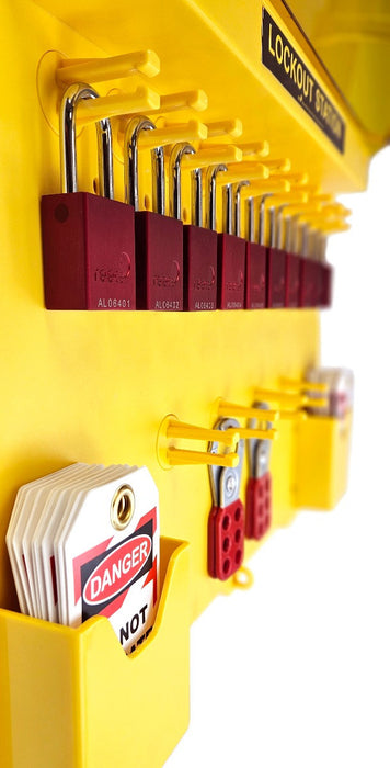 10 Lock Covered Lockout Station