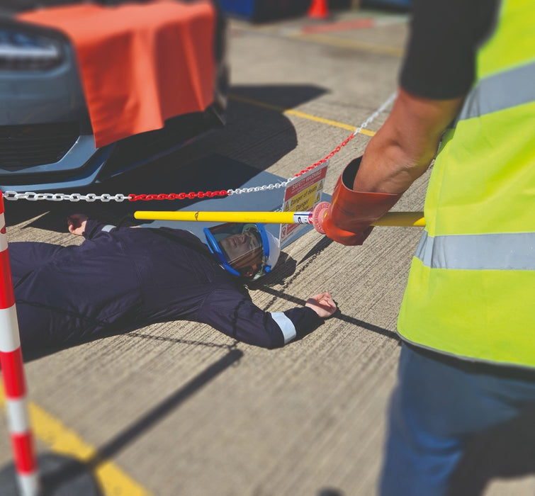 Electrical Rescue Stick – 45kV Insulated Safety Pole 5-1/2 Foot