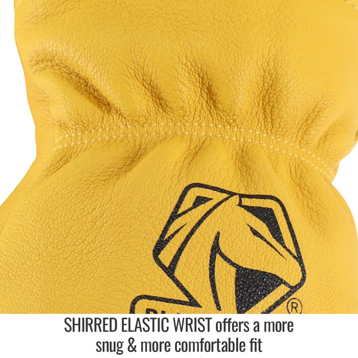 Premium Grain Deerskin Winter Drivers Glove