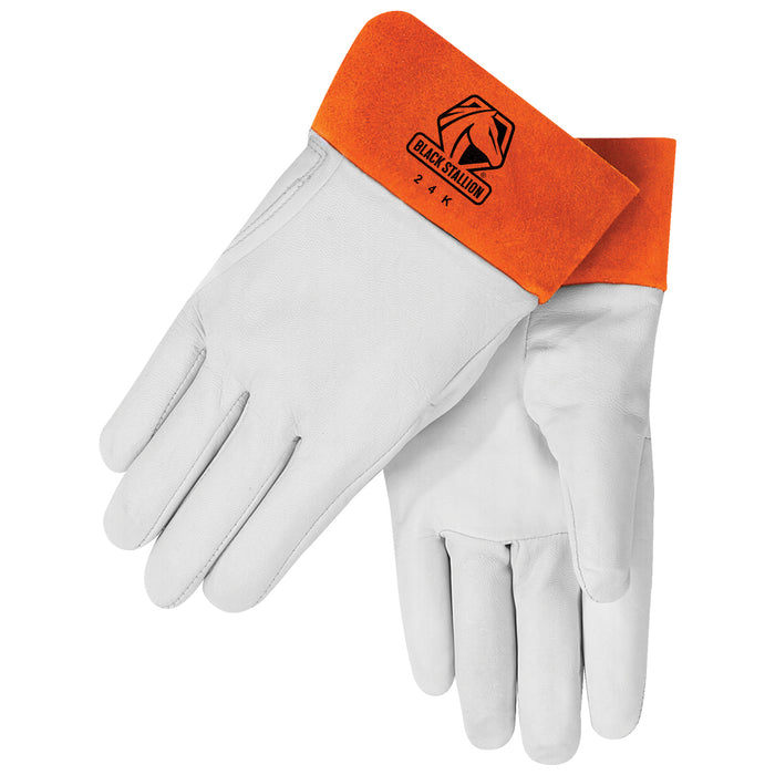 Short Cuff Premium Kidskin TIG Glove w/DragPatch®