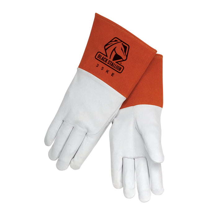 Pearl White Value-Priced Kidskin TIG Glove