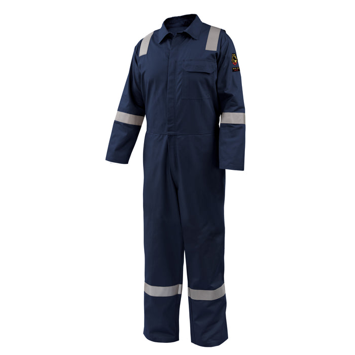 7 oz. AR/FR Cotton Coverall w/Reflective FR Tape