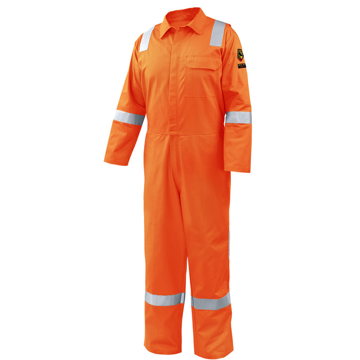 7 oz. AR/FR Cotton Coverall w/Reflective FR Tape